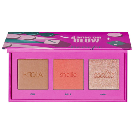 Pre-orden: Benefit Cosmetics | Mini Game On Glow Bronzer, Blush & Highlighter Palette