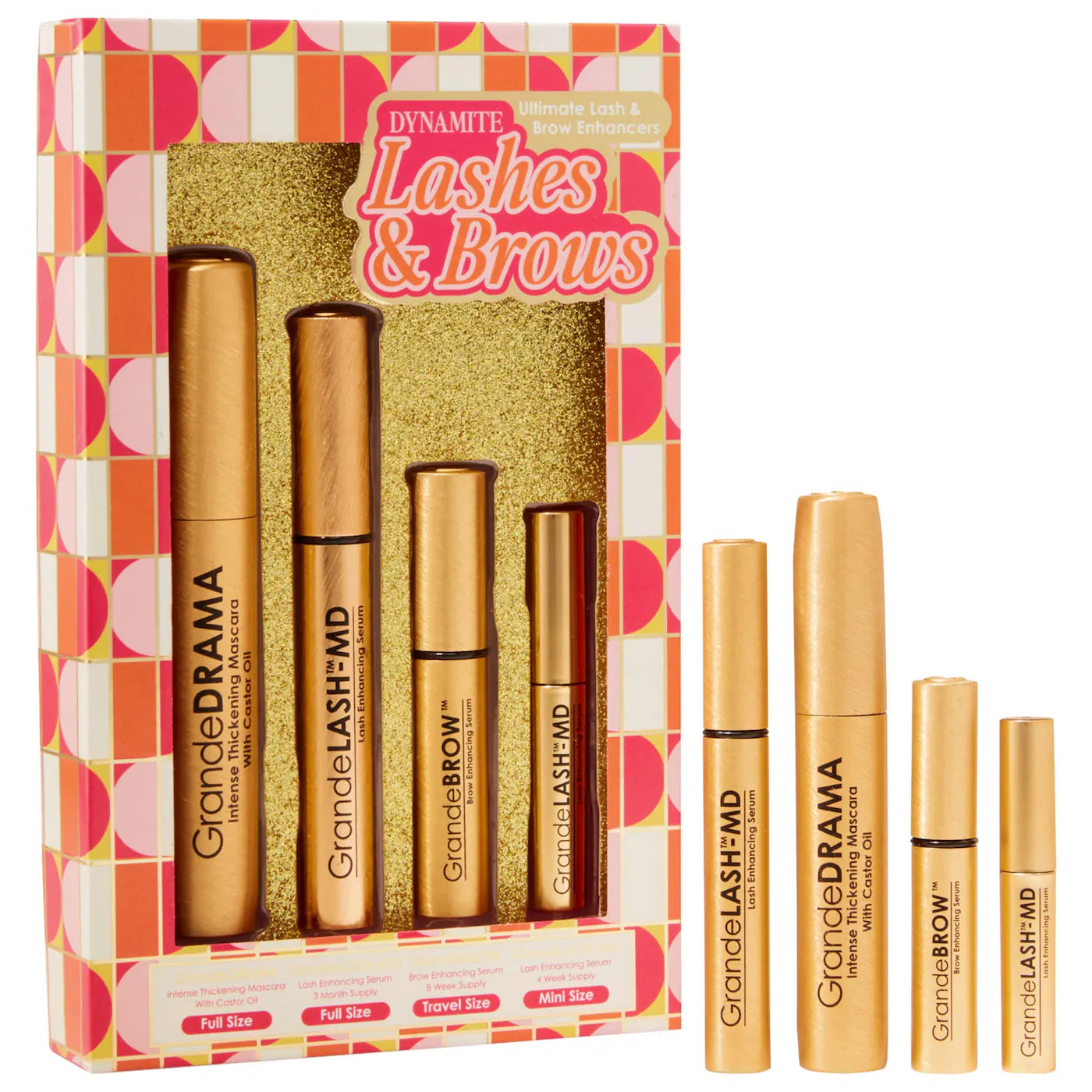 Pre-orden: Grande Cosmetics | Dynamite Lashes & Brows Holiday Gift Set