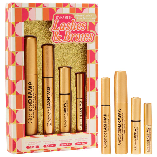 Pre-orden: Grande Cosmetics | Dynamite Lashes & Brows Holiday Gift Set