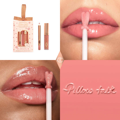 Pre-orden: Charlotte Tilbury | Mini Pillow Talk Glossy Lip Duos
