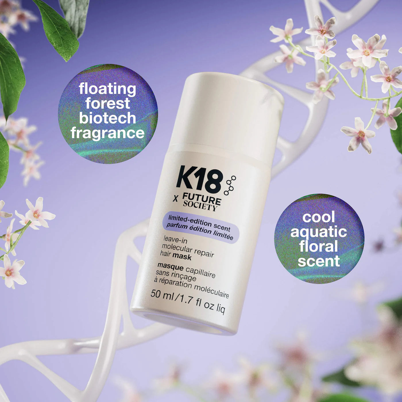 Pre-orden: K18 Biomimetic Hairscience | Leave-In Molecular Repair Hair Mask (Edición limitada)