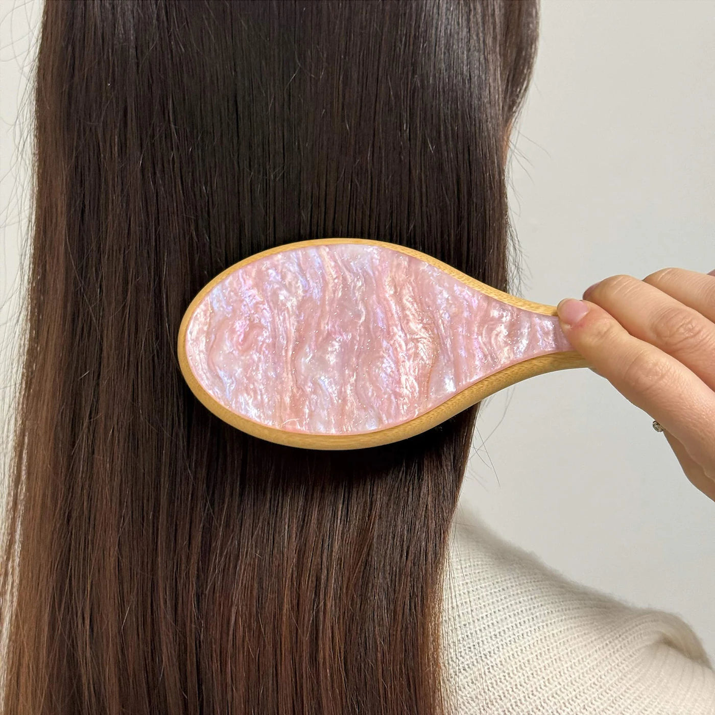 Pre-orden: Emi Jay | Flat Hair Brush in Pink Sugar