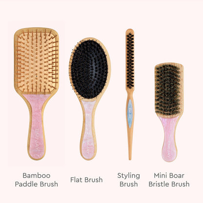 Pre-orden: Emi Jay | Flat Hair Brush in Pink Sugar