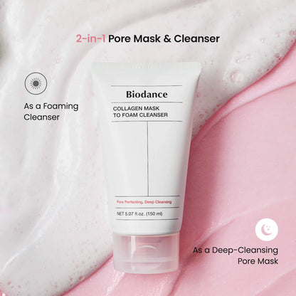 Pre-orden: Biodance | Collagen Mask to Foam Cleanser