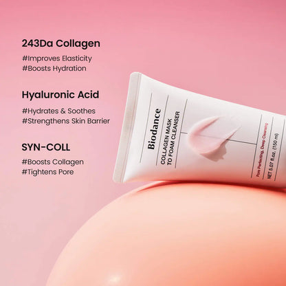 Pre-orden: Biodance | Collagen Mask to Foam Cleanser