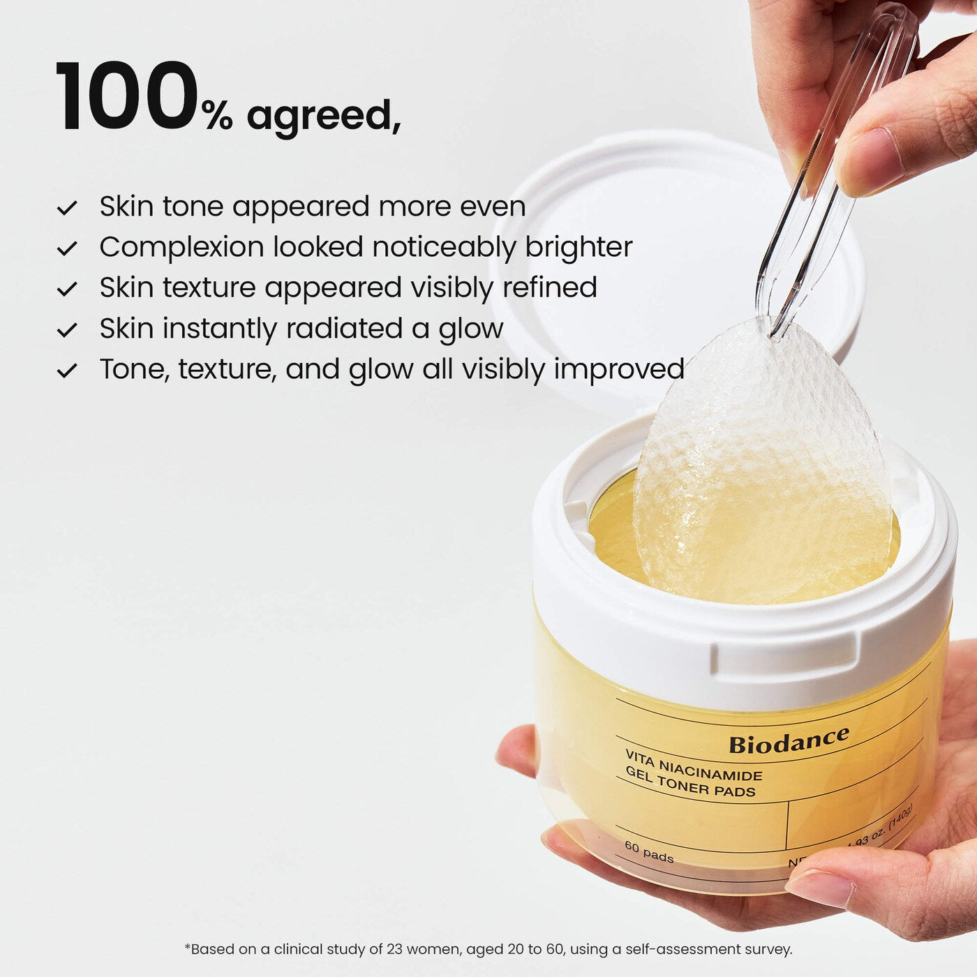 Pre-orden: Biodance | Vita Niacinamide Gel Toner Pads