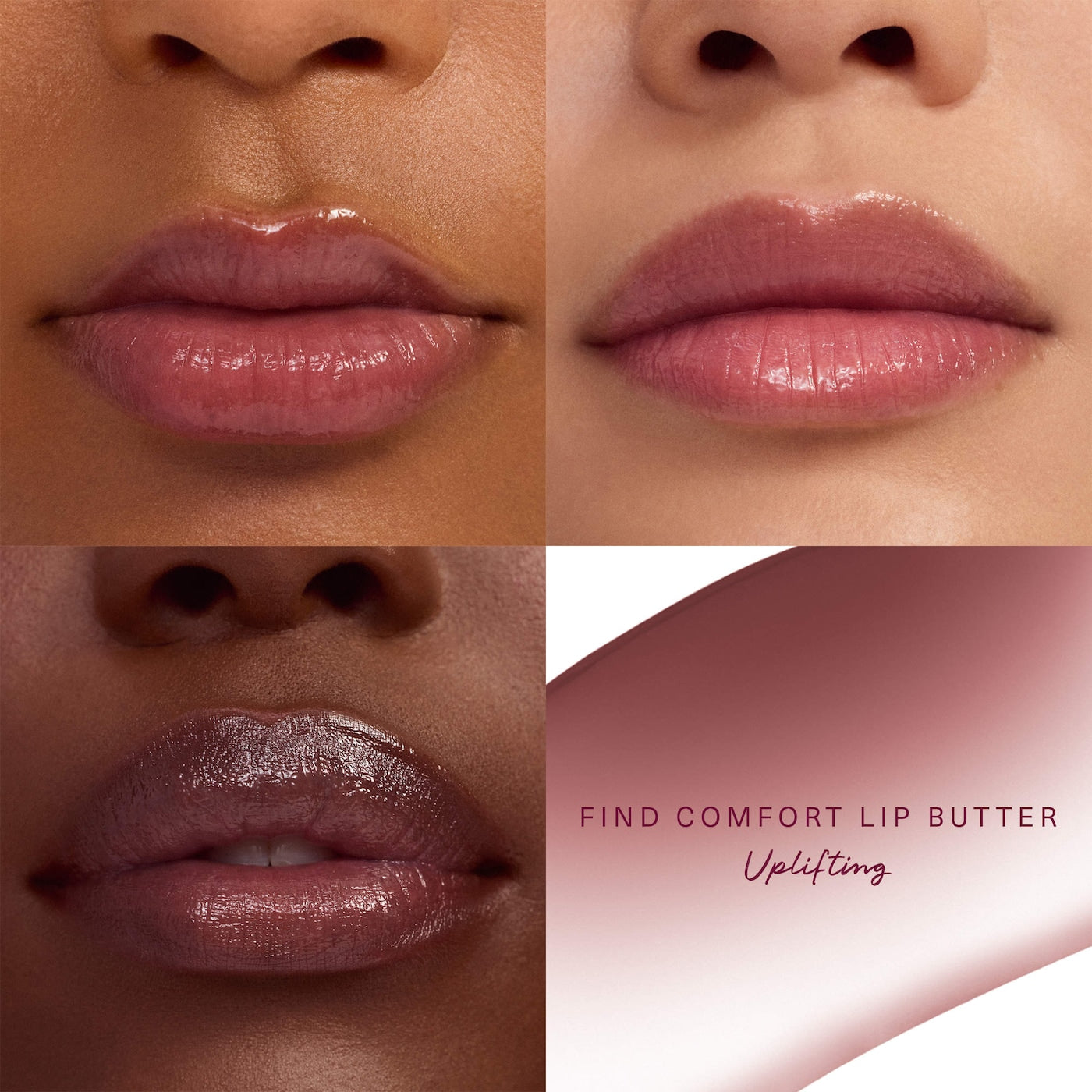 Rare Beauty | Find Comfort Lip Butter Balm + Overnight Mask with Hyaluronic Acid Butter (Bálsamo Labial Mantequilla Hidratante y Mascarilla Nocturna con Ácido Hialurónico) | Pre-orden