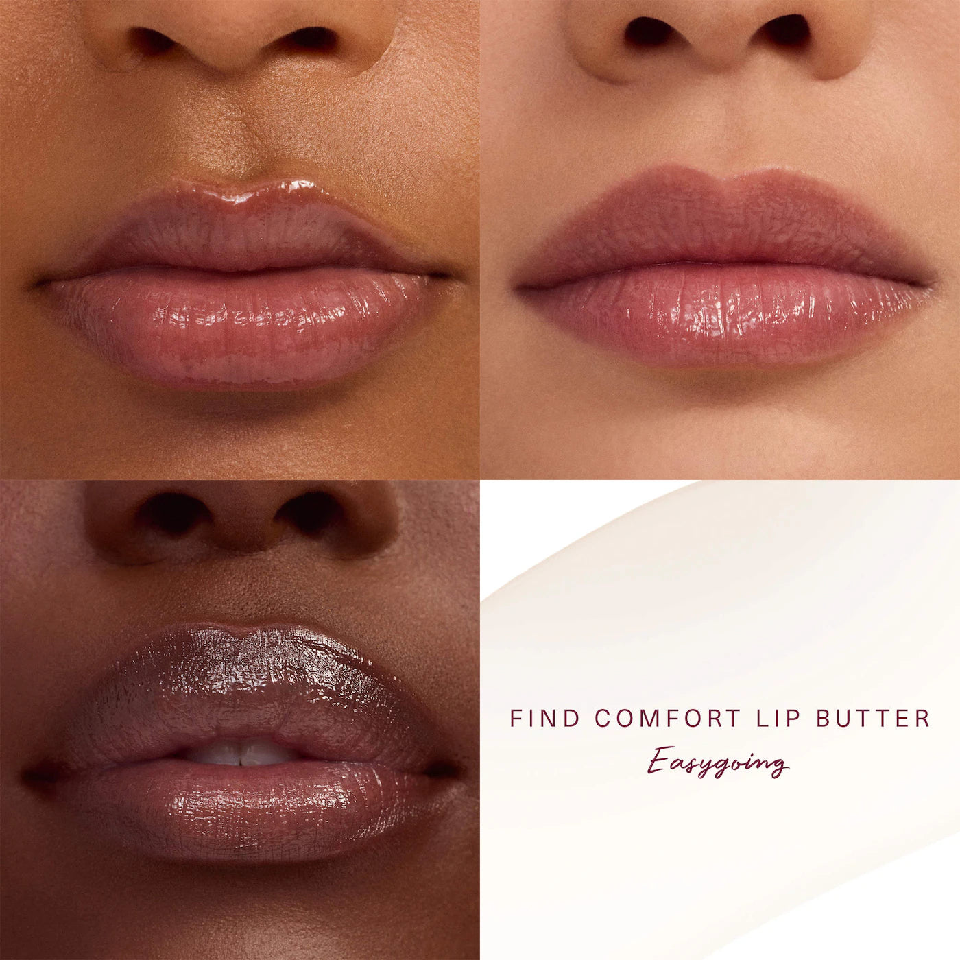Rare Beauty | Find Comfort Lip Butter Balm + Overnight Mask with Hyaluronic Acid Butter (Bálsamo Labial Mantequilla Hidratante y Mascarilla Nocturna con Ácido Hialurónico) | Pre-orden
