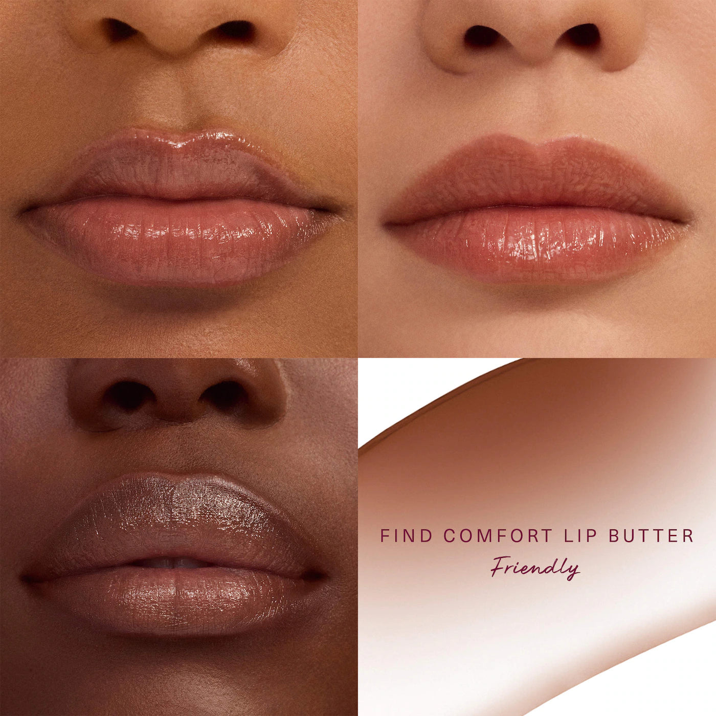 Rare Beauty | Find Comfort Lip Butter Balm + Overnight Mask with Hyaluronic Acid Butter (Bálsamo Labial Mantequilla Hidratante y Mascarilla Nocturna con Ácido Hialurónico) | Pre-orden