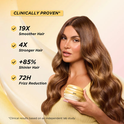 Pre-orden: Gisou | Honey Gloss Ceramide Therapy Hydrating Hair Mask Duo