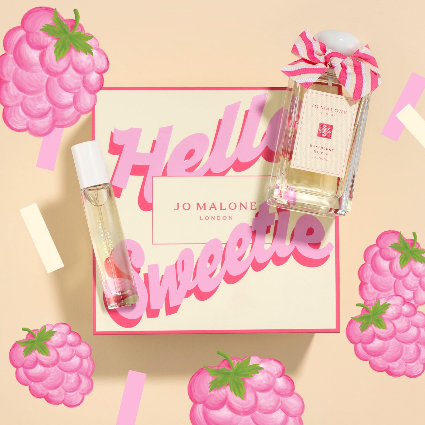 Jo Malone London | Raspberry Ripple Cologne Set Duo (Raspberry Ripple Set Dúo de Colonias) | Pre-orden