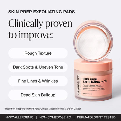 INNBEAUTY PROJECT | Skin Prep Brightening & Exfoliating Pads with Glycolic Acid (Pads Iluminadores y Exfoliantes con Ácido Glicólico) | Pre-orden