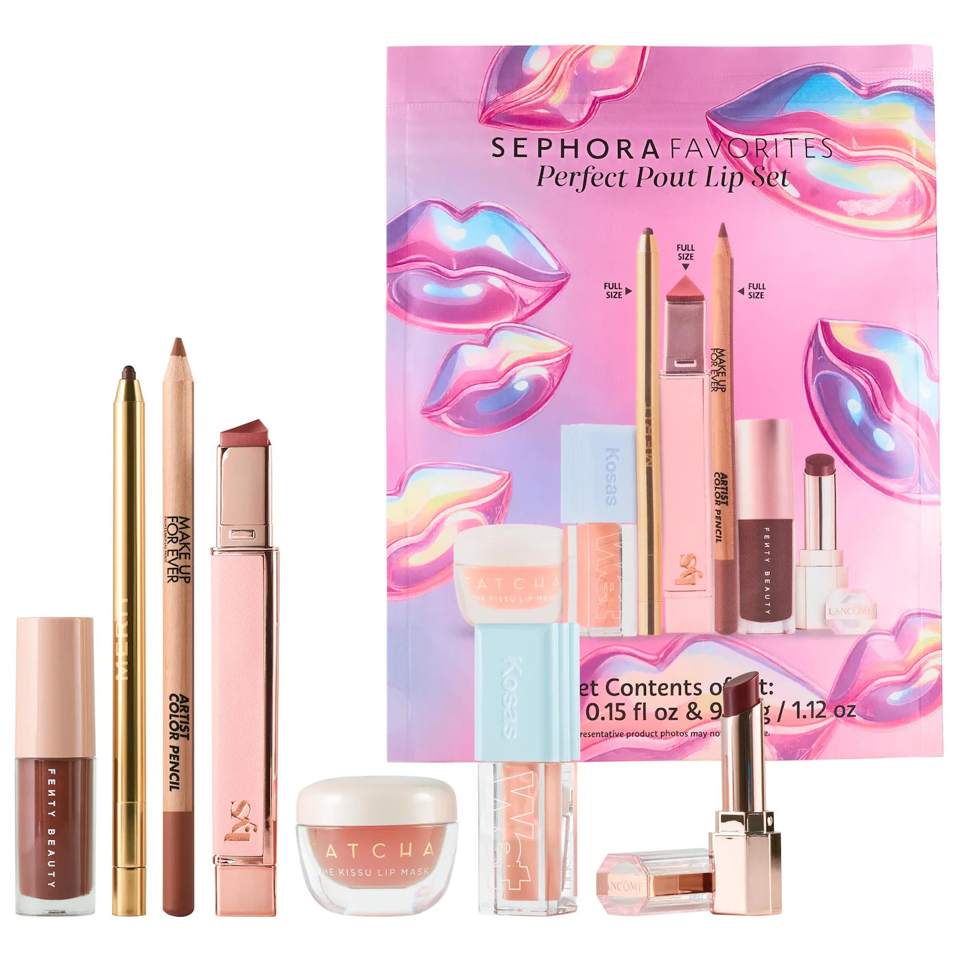 Sephora Favorites | Perfect Pout Makeup Lip Value Set (Sephora Favorites Set de Maquillaje para Labios Perfect Pout) | Pre-orden