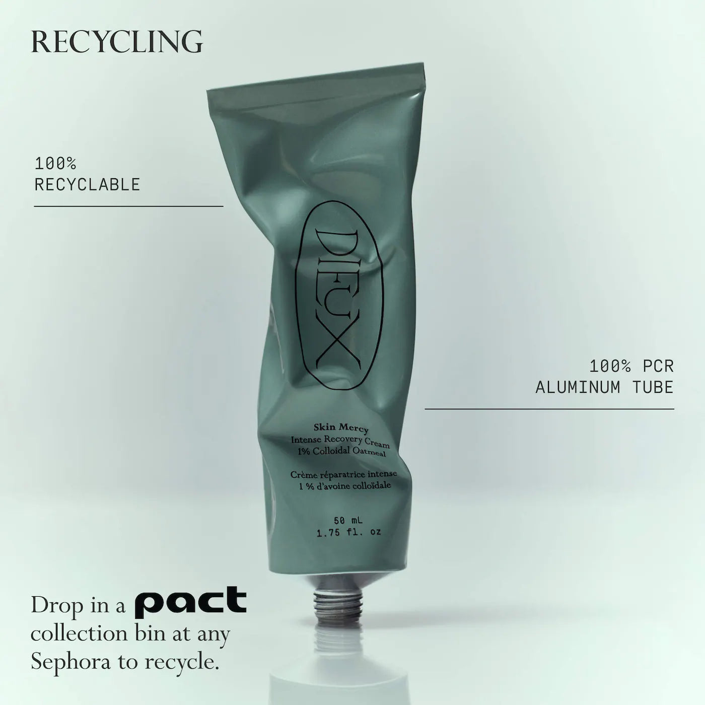 Dieux | Skin Mercy Intense Recovery Cream for Sensitive & Eczema-Prone Skin (Mercy Crema Facial de Recuperación Intensa para Piel Sensible) | Pre-orden