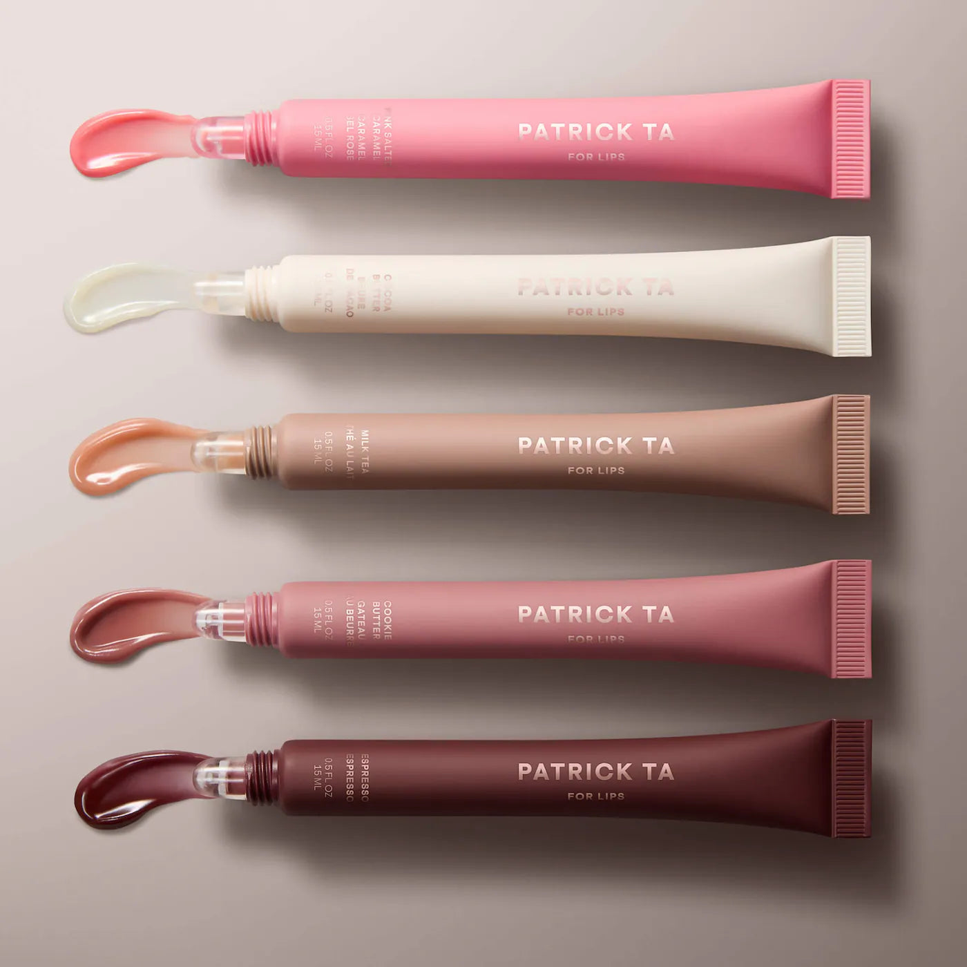 PATRICK TA | Major Moisture Smoothing and Hydrating Tinted Lip Balm with Vitamin E (Bálsamo Labial con Color Hidratante con Vitamina E) | Pre-orden