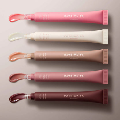 PATRICK TA | Major Moisture Smoothing and Hydrating Tinted Lip Balm with Vitamin E (Bálsamo Labial con Color Hidratante con Vitamina E) | Pre-orden