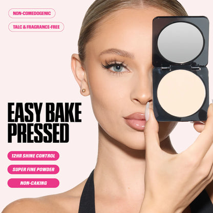 HUDA BEAUTY | Easy Bake Airbrush Matte Pressed Setting Powder (Easy Bake Polvo Compacto Matificante)  | Pre-orden