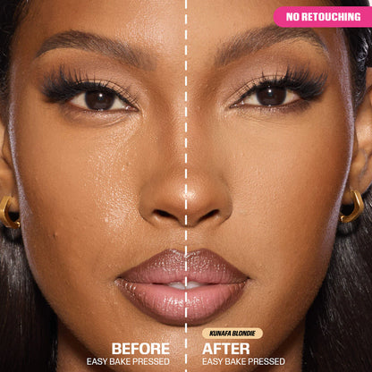 HUDA BEAUTY | Easy Bake Airbrush Matte Pressed Setting Powder (Easy Bake Polvo Compacto Matificante)  | Pre-orden