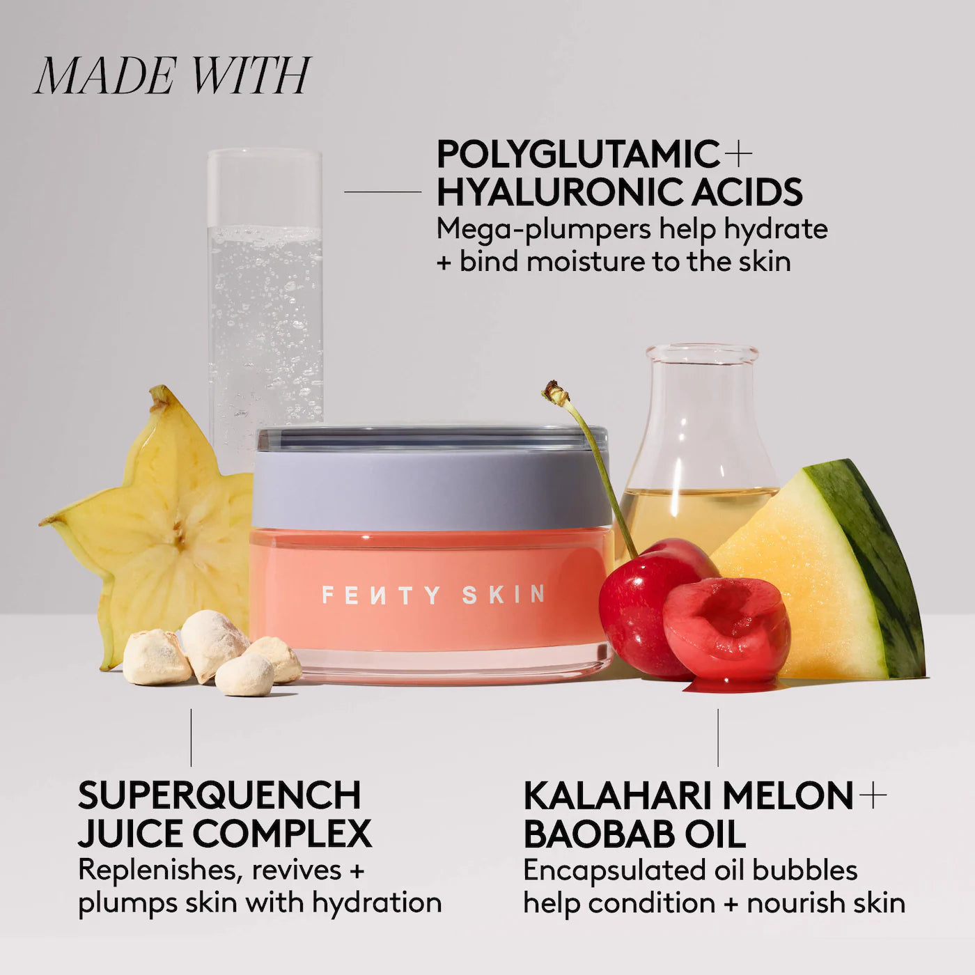 Fenty Beauty | Dew N Plump Intense Hydration Slushie Face Mask (Mascarilla Facial Hidratante Intensiva con Efecto Slushie) | Pre-orden