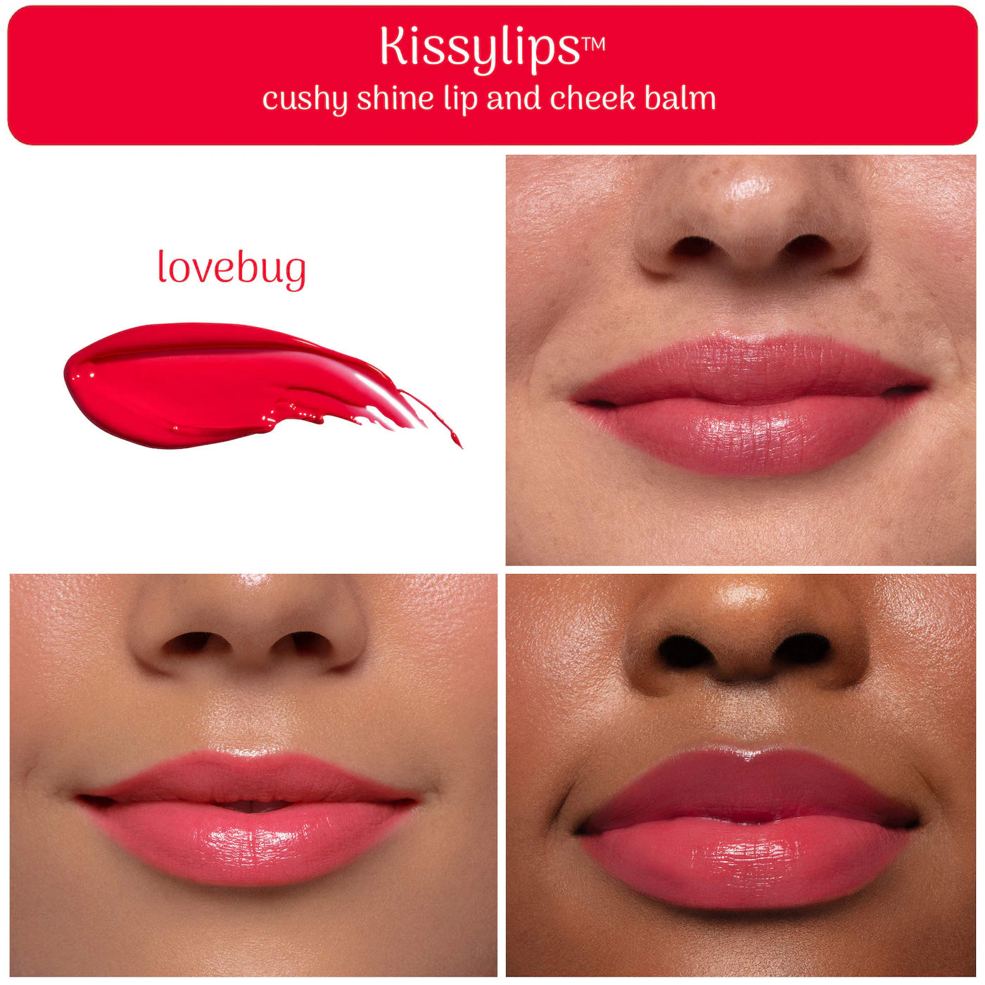 fel beauty | Kissylips™ Hydrating High Shine Lip and Cheek Balm (Bálsamo Hidratante para Labios y Mejillas de Alto Brillo) | Pre-orden