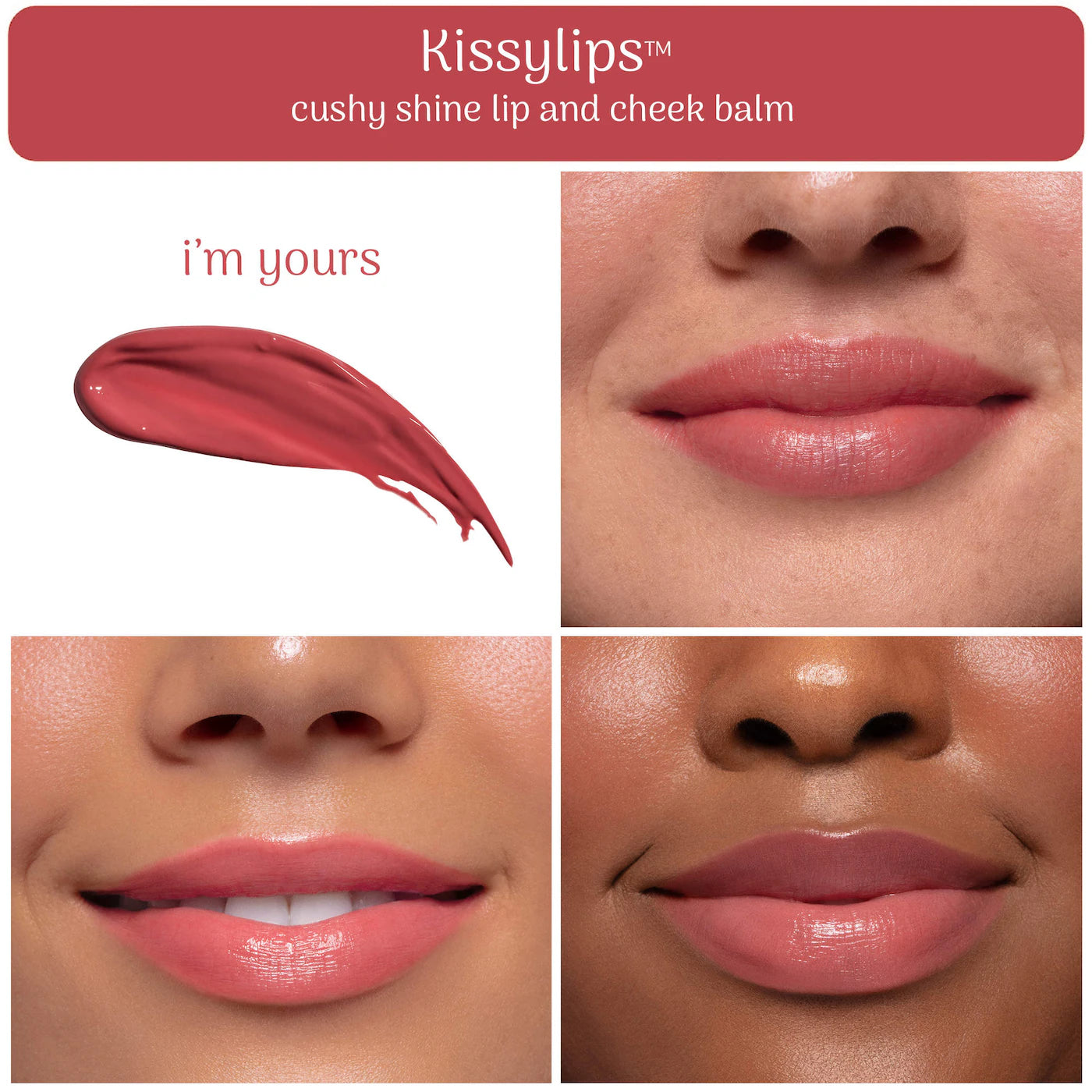 fel beauty | Kissylips™ Hydrating High Shine Lip and Cheek Balm (Bálsamo Hidratante para Labios y Mejillas de Alto Brillo) | Pre-orden