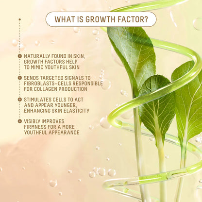 Biossance | Growth Factor Firming Anti-Aging Moisturizer with Peptides, Collagen + Squalane (Crema Facial Reafirmante Antiedad con Péptidos, Colágeno y Escualano) | Pre-orden