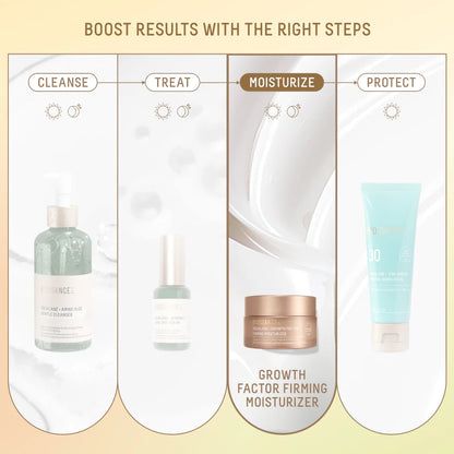 Biossance | Growth Factor Firming Anti-Aging Moisturizer with Peptides, Collagen + Squalane (Crema Facial Reafirmante Antiedad con Péptidos, Colágeno y Escualano) | Pre-orden