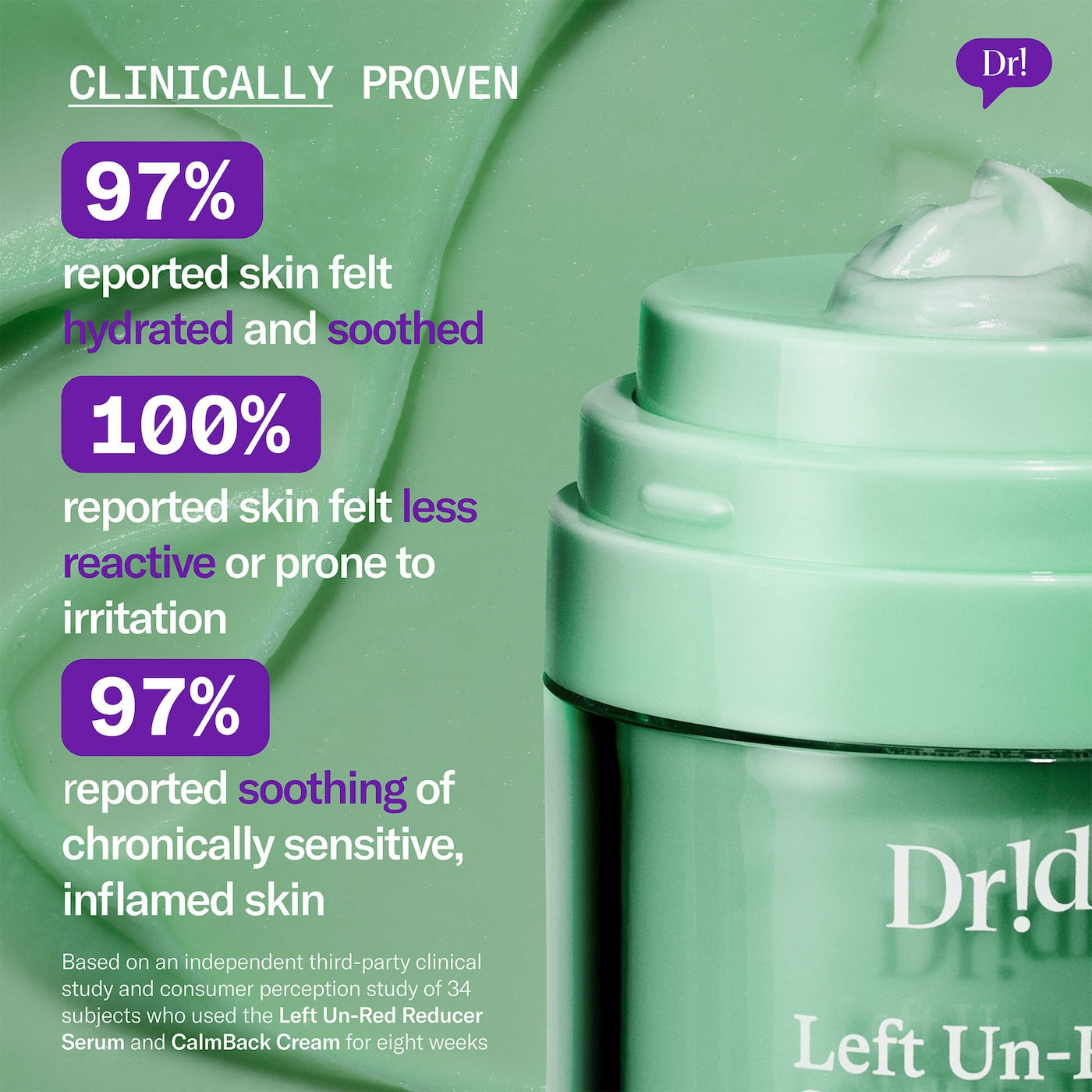 Dr. Idriss | Left Un-Red CalmBack Rich Face Moisturizer for Redness and Skin Barrier Health | Pre-orden