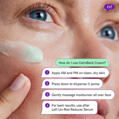 Dr. Idriss | Left Un-Red CalmBack Rich Face Moisturizer for Redness and Skin Barrier Health | Pre-orden