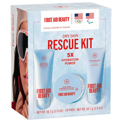 First Aid Beauty | Dry Skin Rescue Kit to Hydrate and Soothe (Set de Rescate para Piel Seca Hidratante y Calmante) | Pre-orden