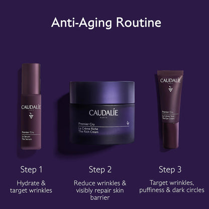 Caudalie | Premier Cru Anti-Aging Set for Fine Lines and Wrinkles (Set Antiedad para Líneas Finas y Arrugas) | Pre-orden