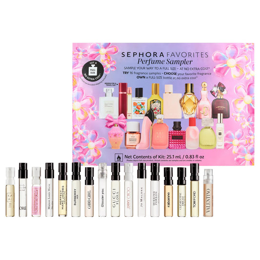 Sephora Favorites | Flirty Trending Scents Perfume Sampler Set w/ Redeemable Voucher (Set de Perfumes) | Pre-orden