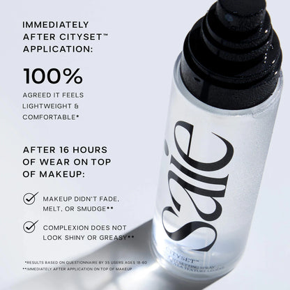 Saie | CitySet™ Ultra-Fine Mist Setting Spray with 16 Hour Wear (Spray Fijador de Maquillaje en mist Ultrafino de Larga Duración) | Pre-orden