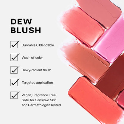 Saie | Dew Blush Liquid Cream Blush (Rubor Líquido en Crema de Acabado Jugoso) | Pre-orden