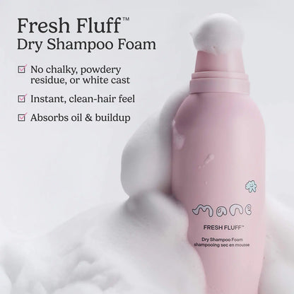 Mane | Fresh Fluff Dry Shampoo Foam (Shampoo en Espuma en Seco para Refrescar el Cabello) | Pre-orden