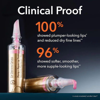 Dr. Dennis Gross Skincare | Mini Size: DermInfusions™ Plump + Repair Lip Treatment with Hyaluronic Acid (Tratamiento Labial Reparador y Voluminizador con Ácido Hialurónico) | Pre-orden