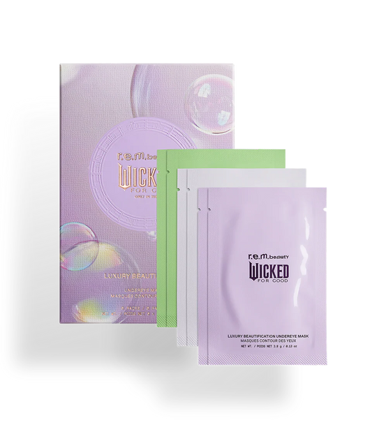 Pre-orden: r.e.m. beauty x Wicked | For Good Luxury Beautification Undereye Masks