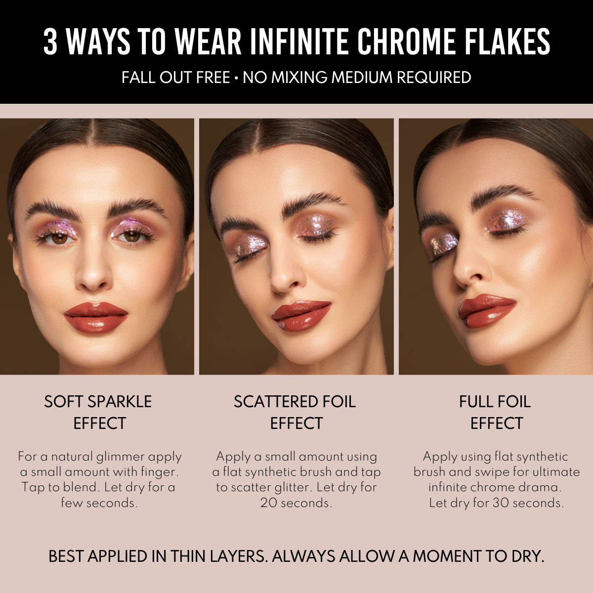 Danessa Myricks Beauty | Infinite Chrome Flakes Multichrome Gel for Eyes & Face | Monarch