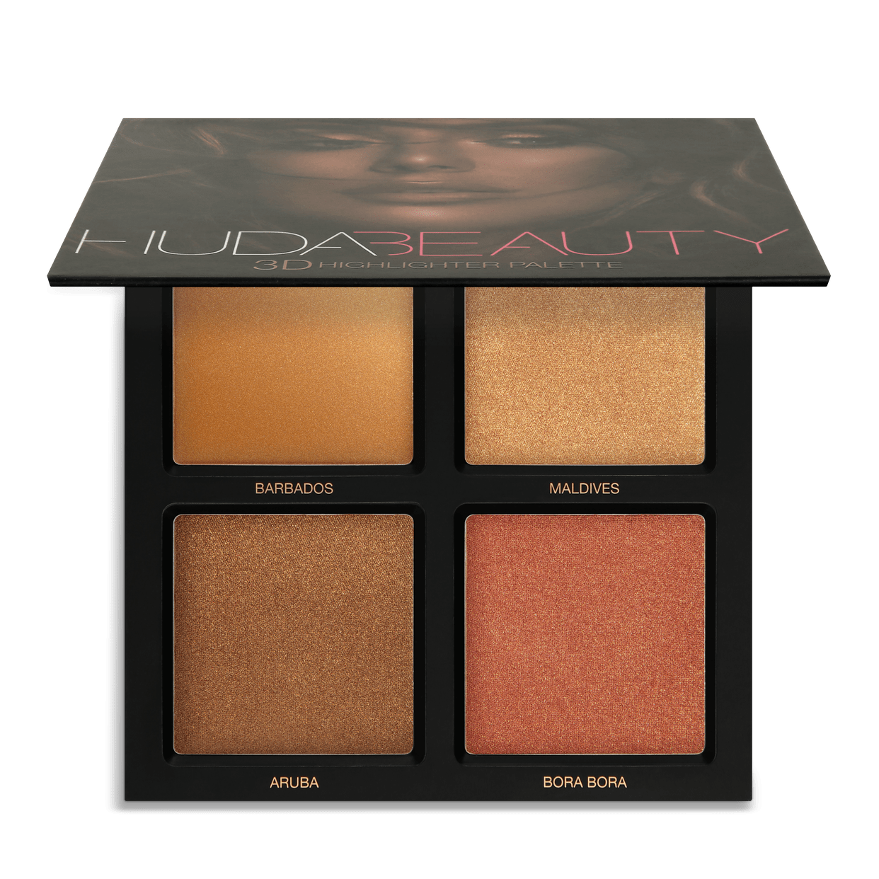 Huda Beauty | 3D Cream and Powder Highlighter Palette | Bronze Sands