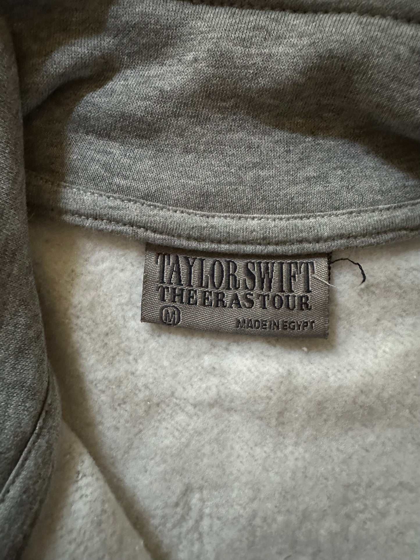 TS Tour Grey Quarter zip pullover Talla M
