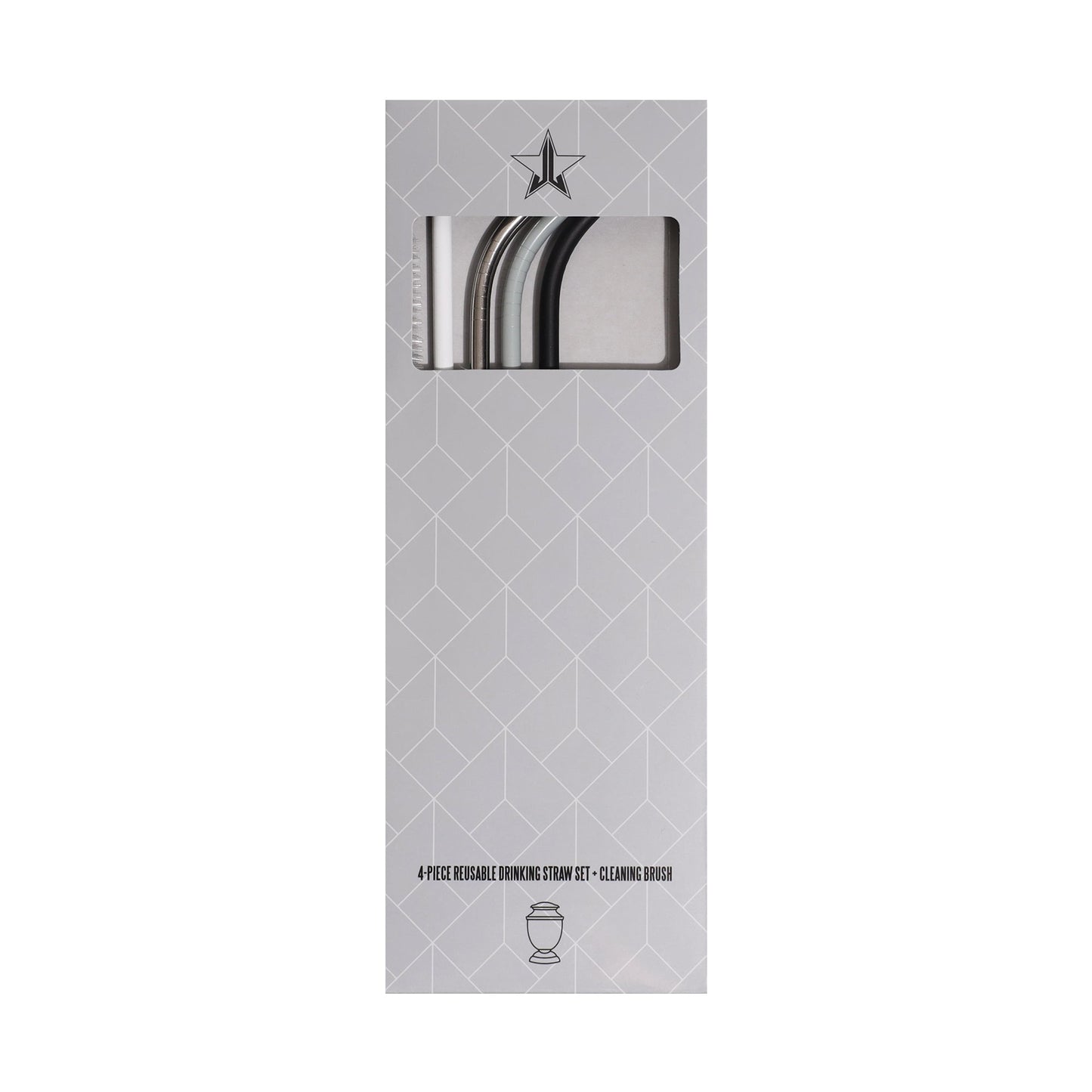 Jeffree Star cosmetics | Cremated Metal Straw 4-Pack