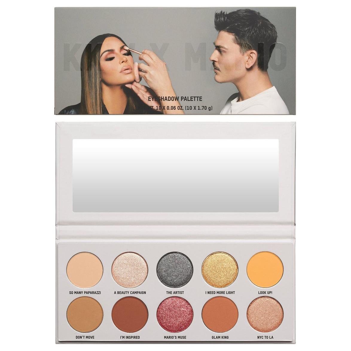 The Artist and The Muse 10 Pan Eyeshadow Palette KKW Beauty