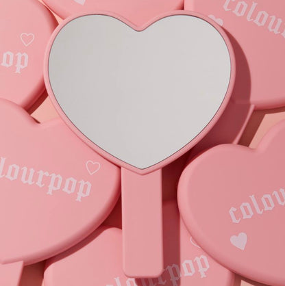 Heart to heart hand mirror Valentines Colourpop