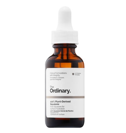 100% Plant-Derived Squalane The Ordinary