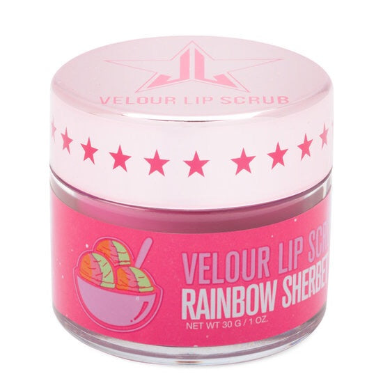 Rainbow Sherbet Velour Lip Scrub | Jeffree Star Cosmetics