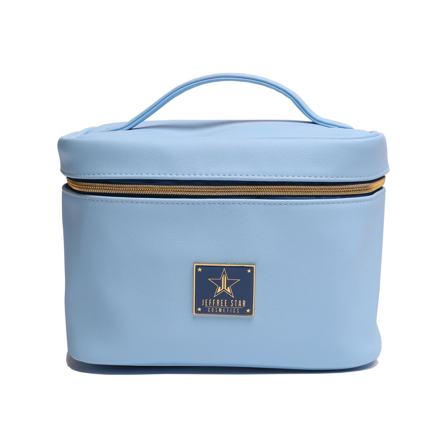 Light blue travel bag Jeffree star cosmetics