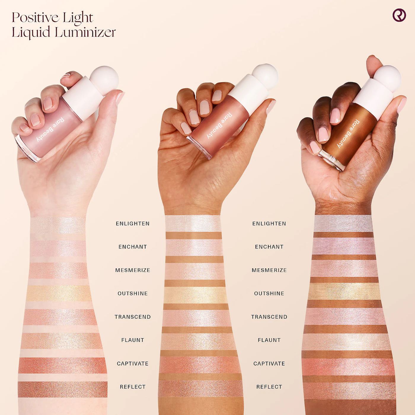 Pre Venta: Rare Beauty by Selena Gomez | Positive Light Liquid Luminizer Highlight | Mesmerize