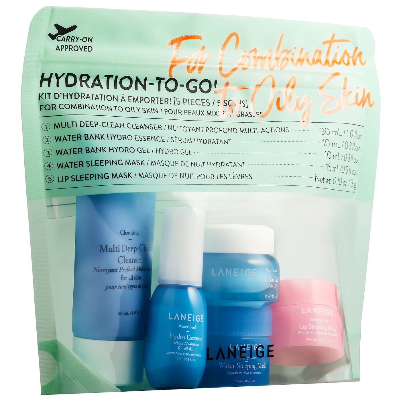 LANEIGE | Hydration-To-Go! | Combination to Oily Skin