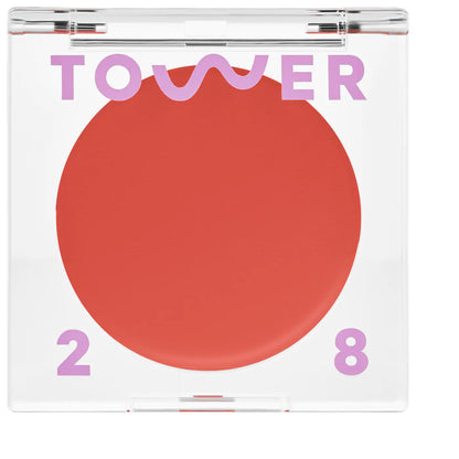 Tower 28 | Beauty BeachPlease Lip + Cheek Cream Blush | Golden Hour - Sun-kissed orange