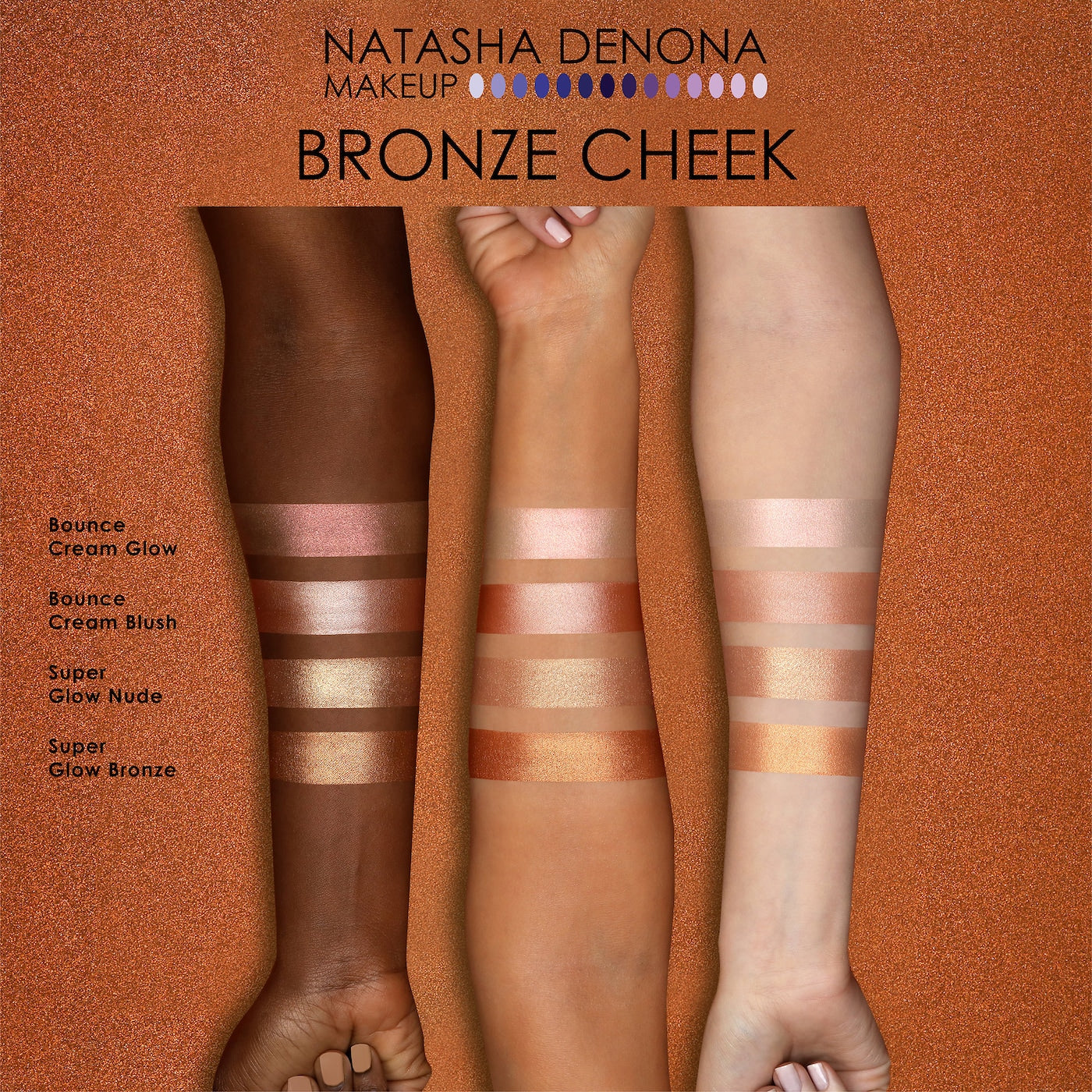 Bronze Face Glow Palette Natasha Denona